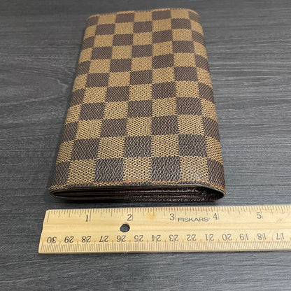 LOUIS VUITTON Damier Ebene Long Wallet