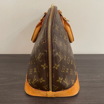 SOLD! Louis Vuitton Monogram Alma with Lock & Key