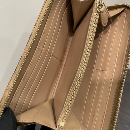BURBERRY Check Zippy Wallet