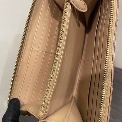 BURBERRY Check Zippy Wallet