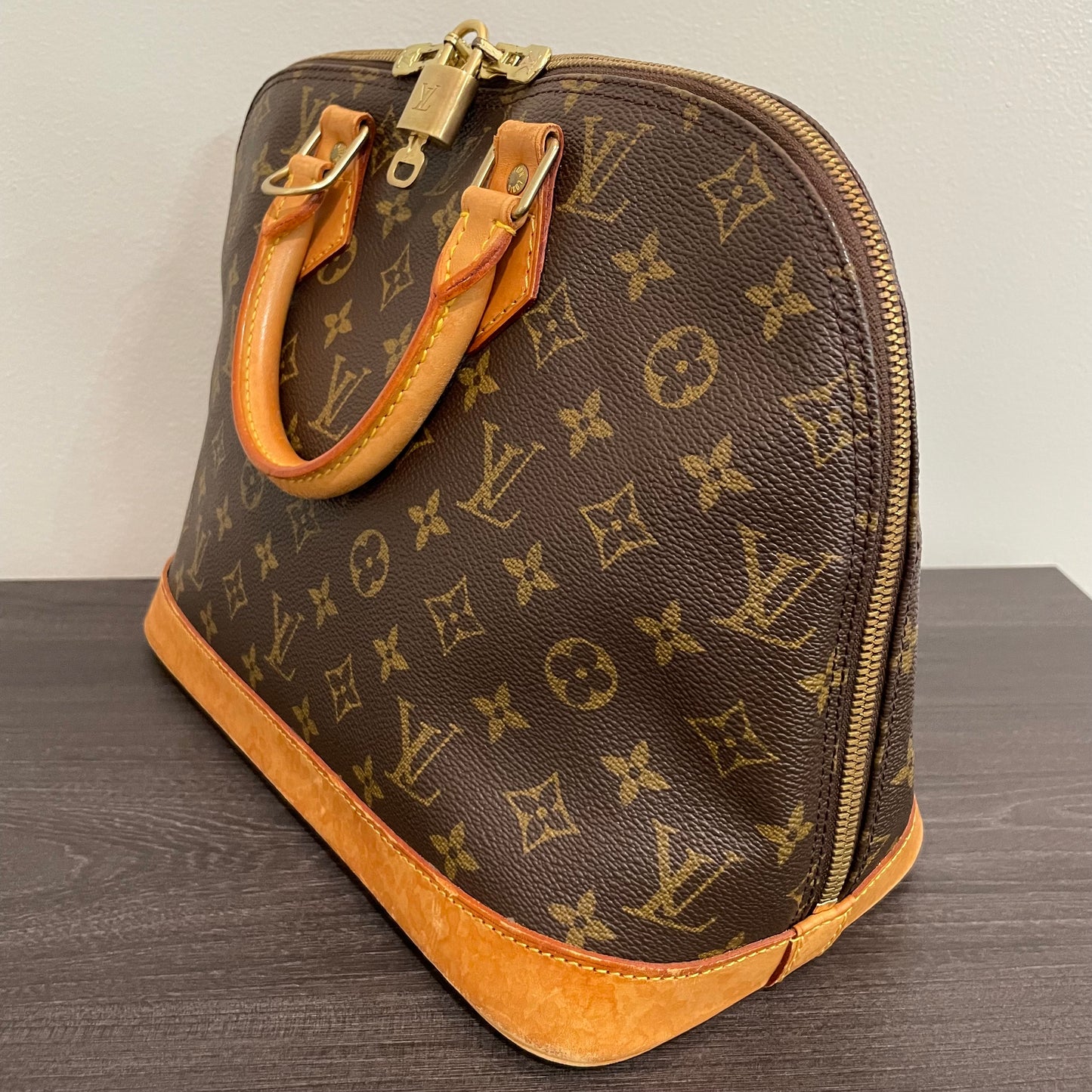 SOLD! Louis Vuitton Monogram Alma with Lock & Key