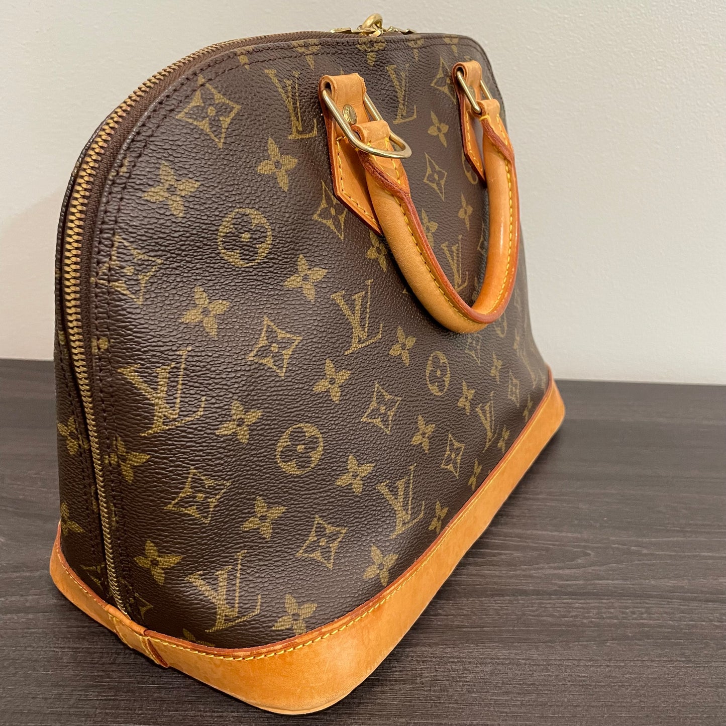 SOLD! Louis Vuitton Monogram Alma with Lock & Key