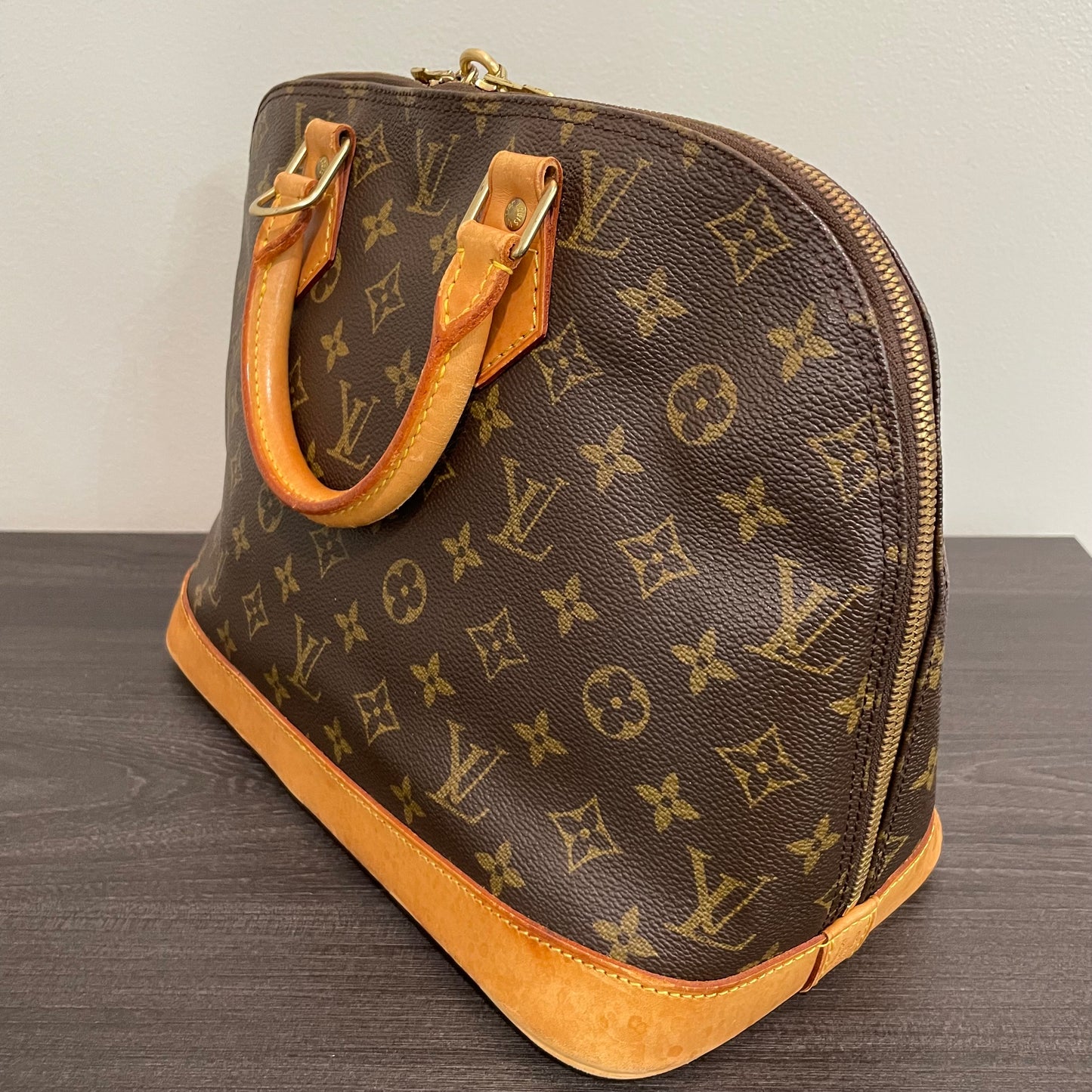 SOLD! Louis Vuitton Monogram Alma with Lock & Key