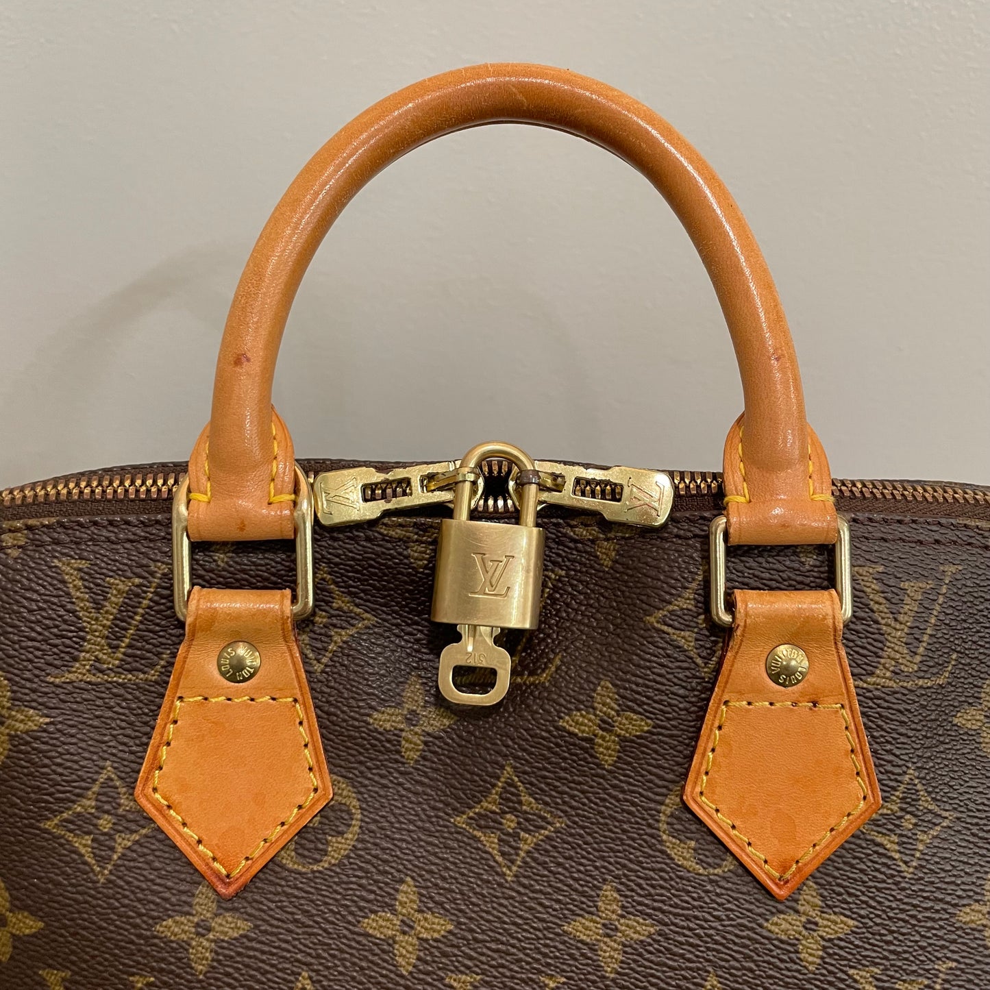 SOLD! Louis Vuitton Monogram Alma with Lock & Key