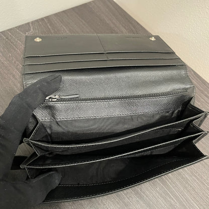 PRADA Black Wallet