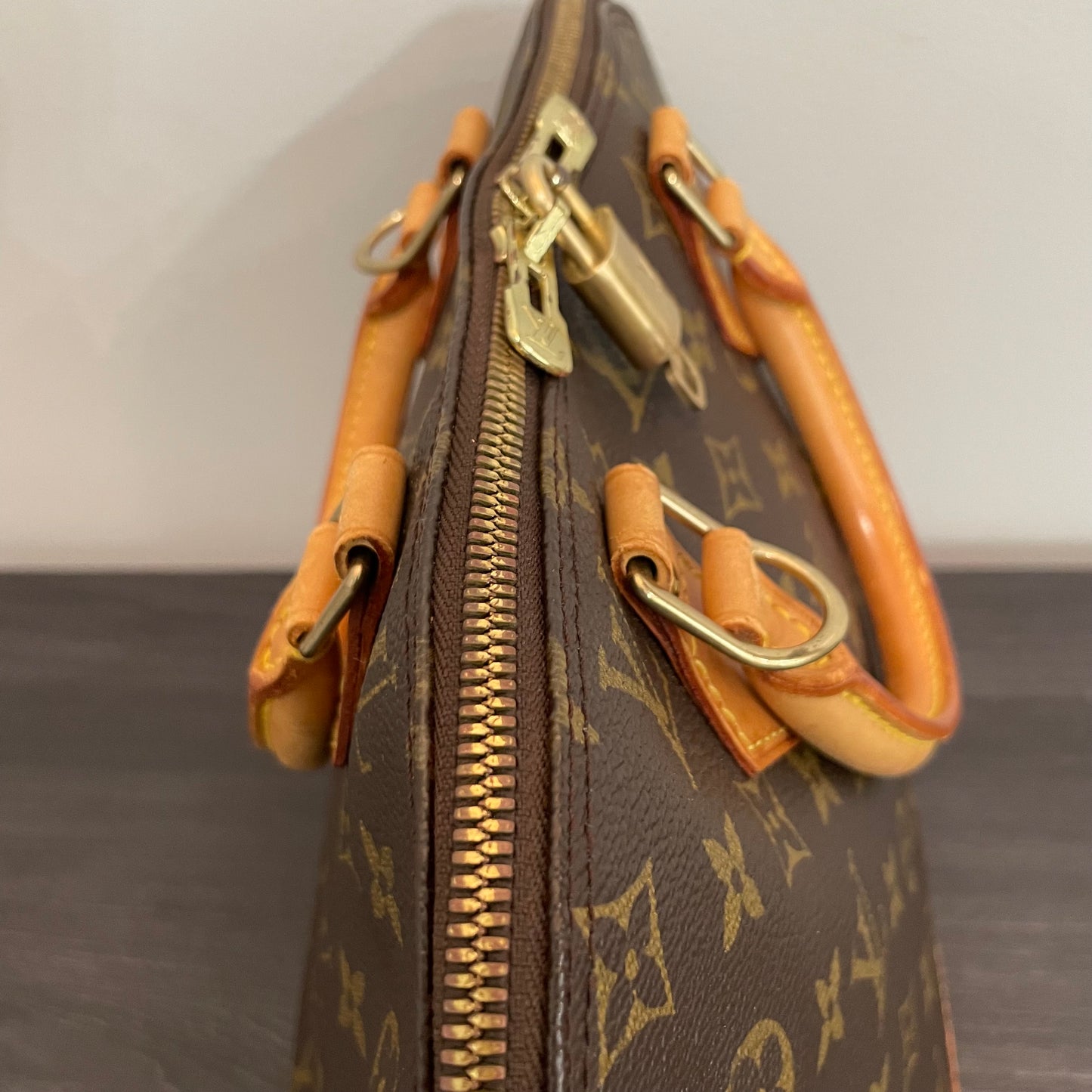 SOLD! Louis Vuitton Monogram Alma with Lock & Key