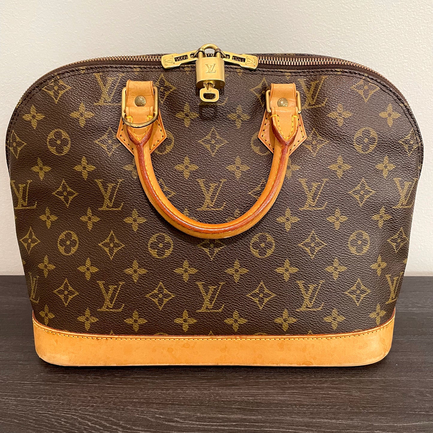 SOLD! Louis Vuitton Monogram Alma with Lock & Key