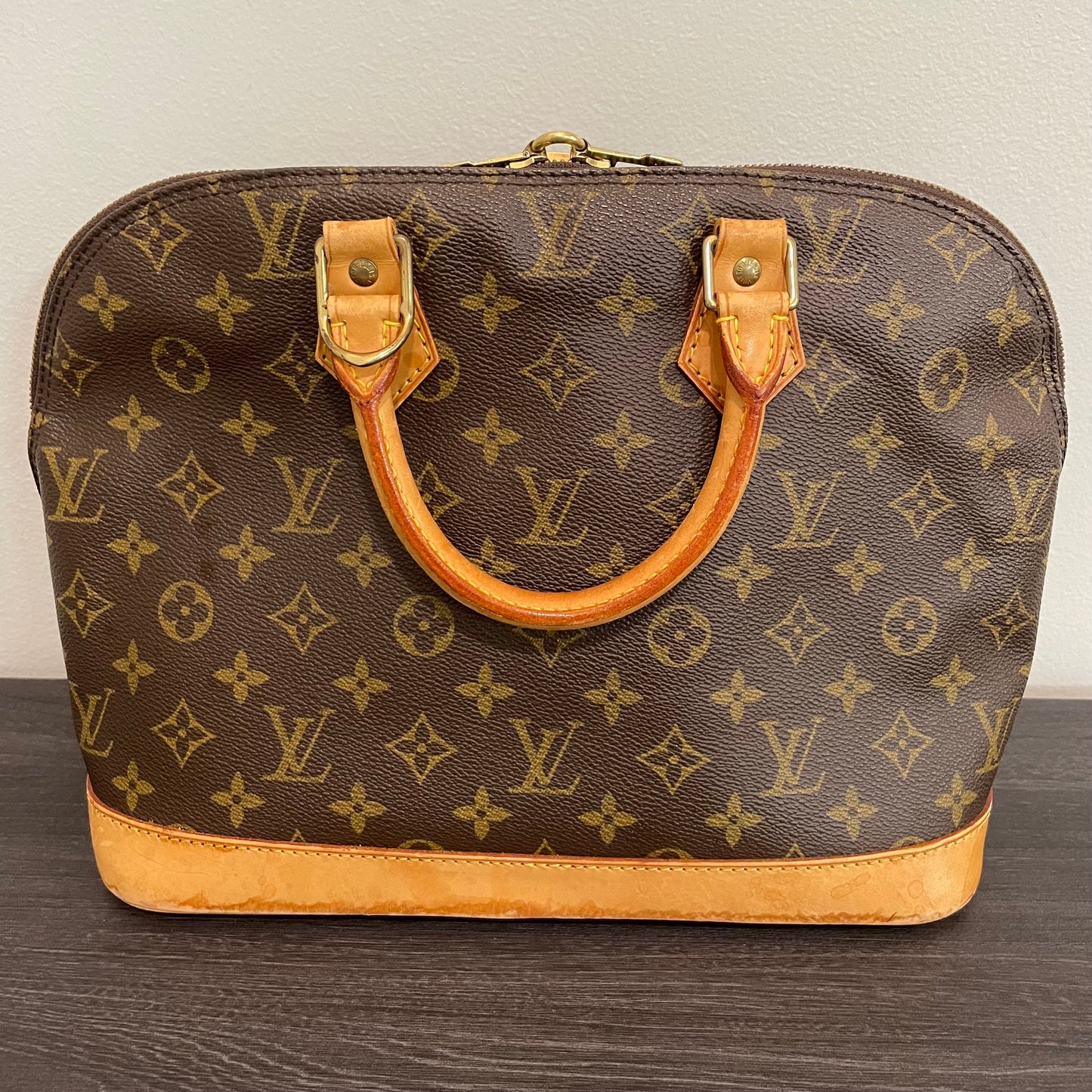 SOLD! Louis Vuitton Monogram Alma with Lock & Key