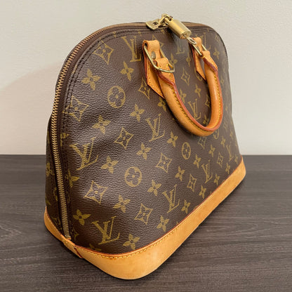 SOLD! Louis Vuitton Monogram Alma with Lock & Key