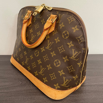 SOLD! Louis Vuitton Monogram Alma with Lock & Key