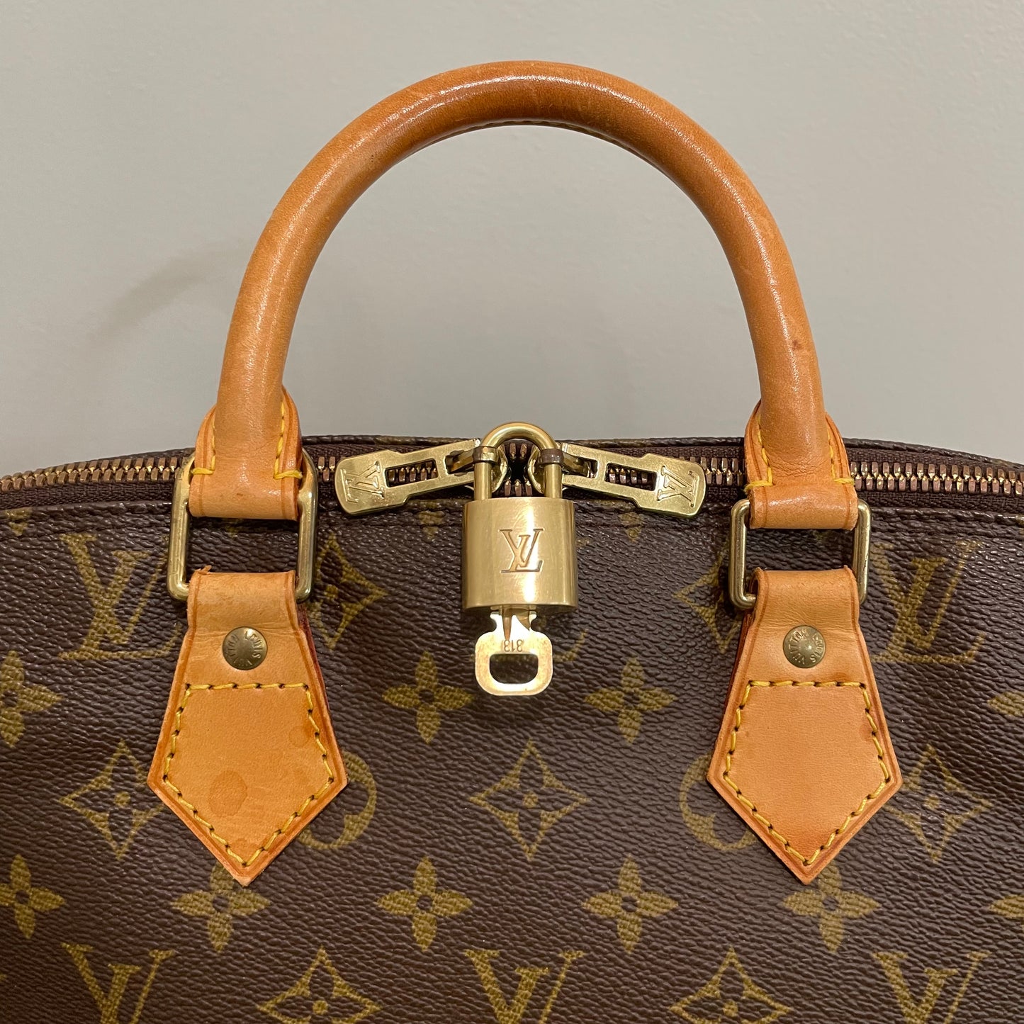 SOLD! Louis Vuitton Monogram Alma with Lock & Key