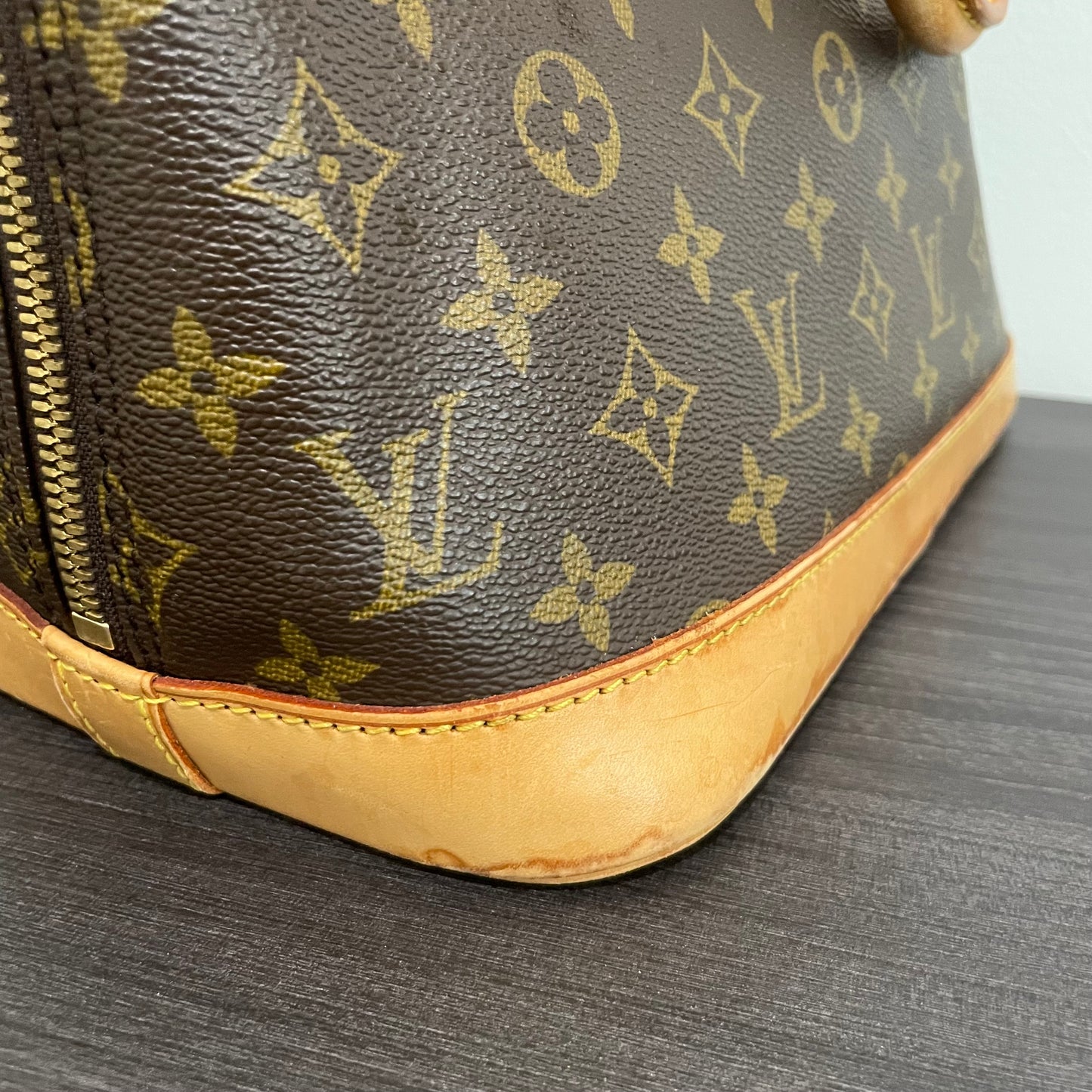 SOLD! Louis Vuitton Monogram Alma with Lock & Key