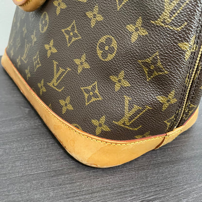 SOLD! Louis Vuitton Monogram Alma with Lock & Key