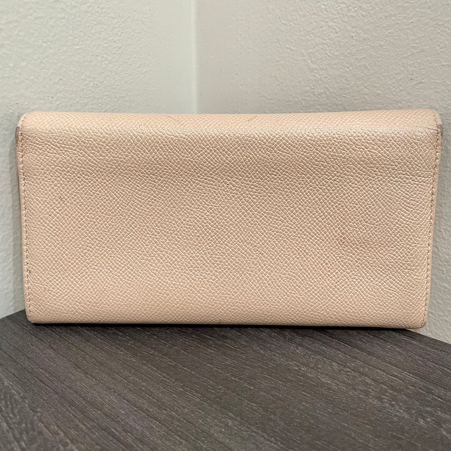 #151 BVLGARI Leather Long Wallet