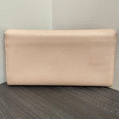 #151 BVLGARI Leather Long Wallet