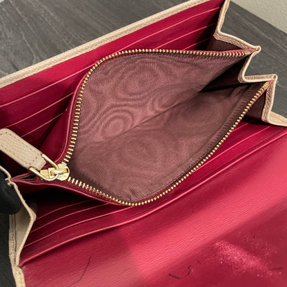 #151 BVLGARI Leather Long Wallet