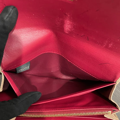 #151 BVLGARI Leather Long Wallet