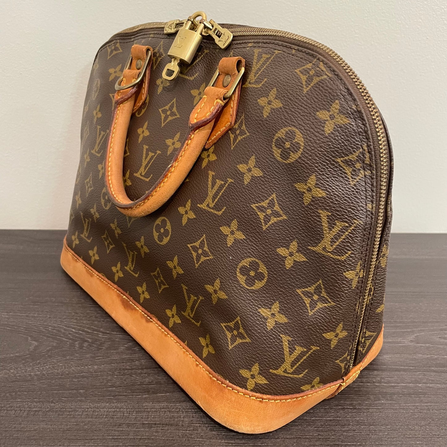 SOLD! Louis Vuitton Monogram Alma with Lock & Key