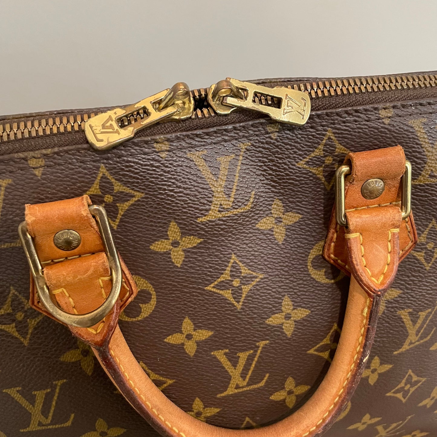 SOLD! Louis Vuitton Monogram Alma with Lock & Key