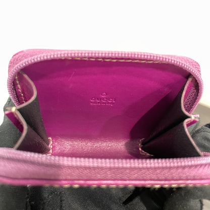 #102 GUCCI Fuchsia Leather Coin Purse