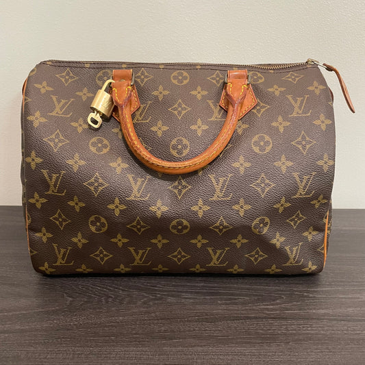 SOLD! Louis Vuitton Monogram Speedy 30 with Lock & Key