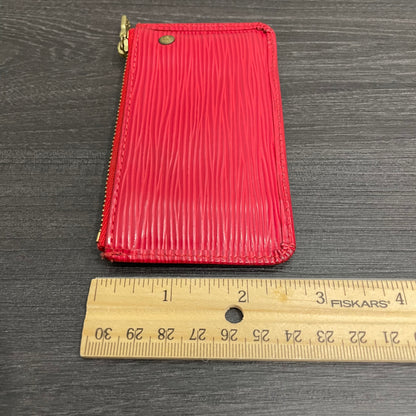 #105 LOUIS VUITTON Red Epi Coin Purse