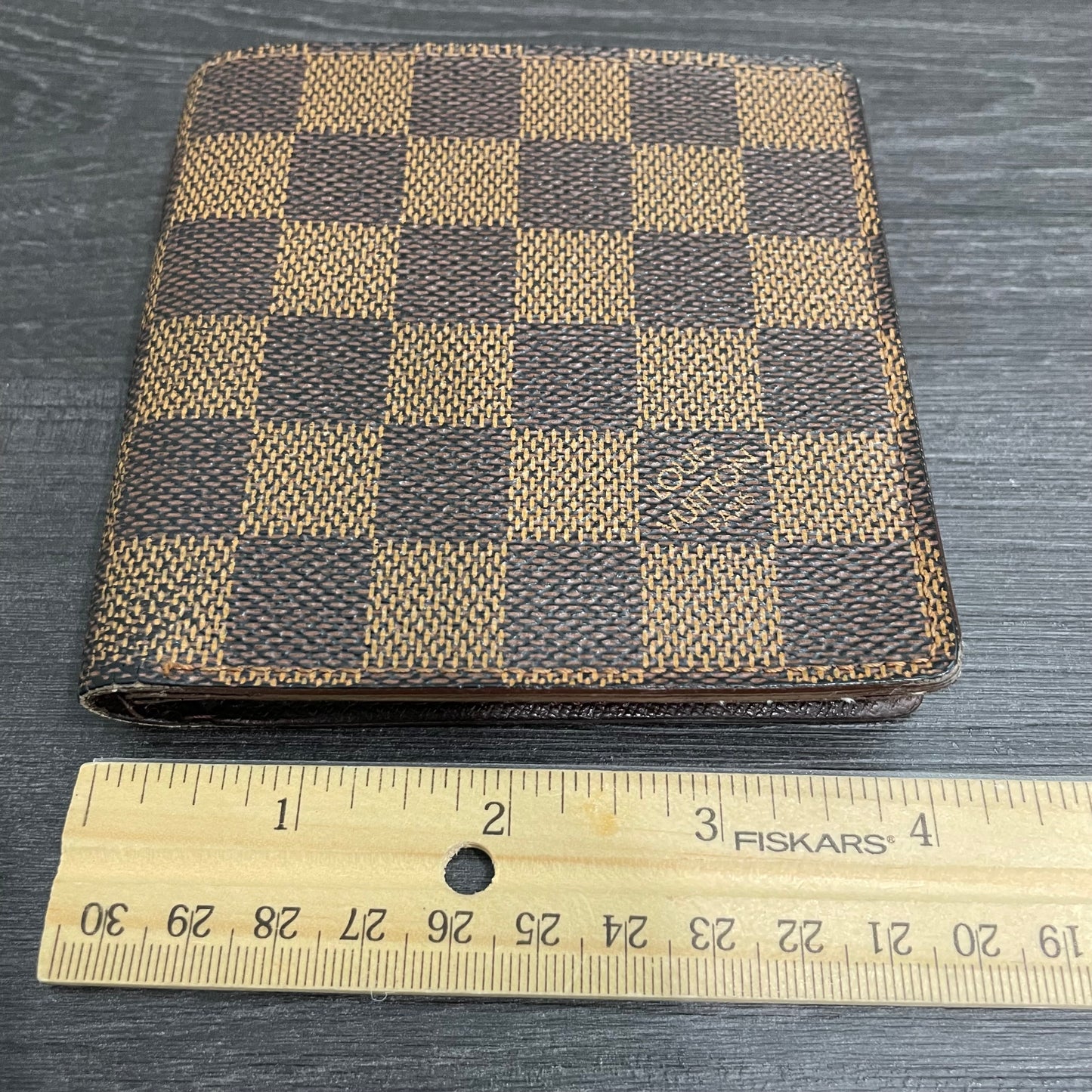 #106 LOUIS VUITTON Damier Ebene Men's Wallet