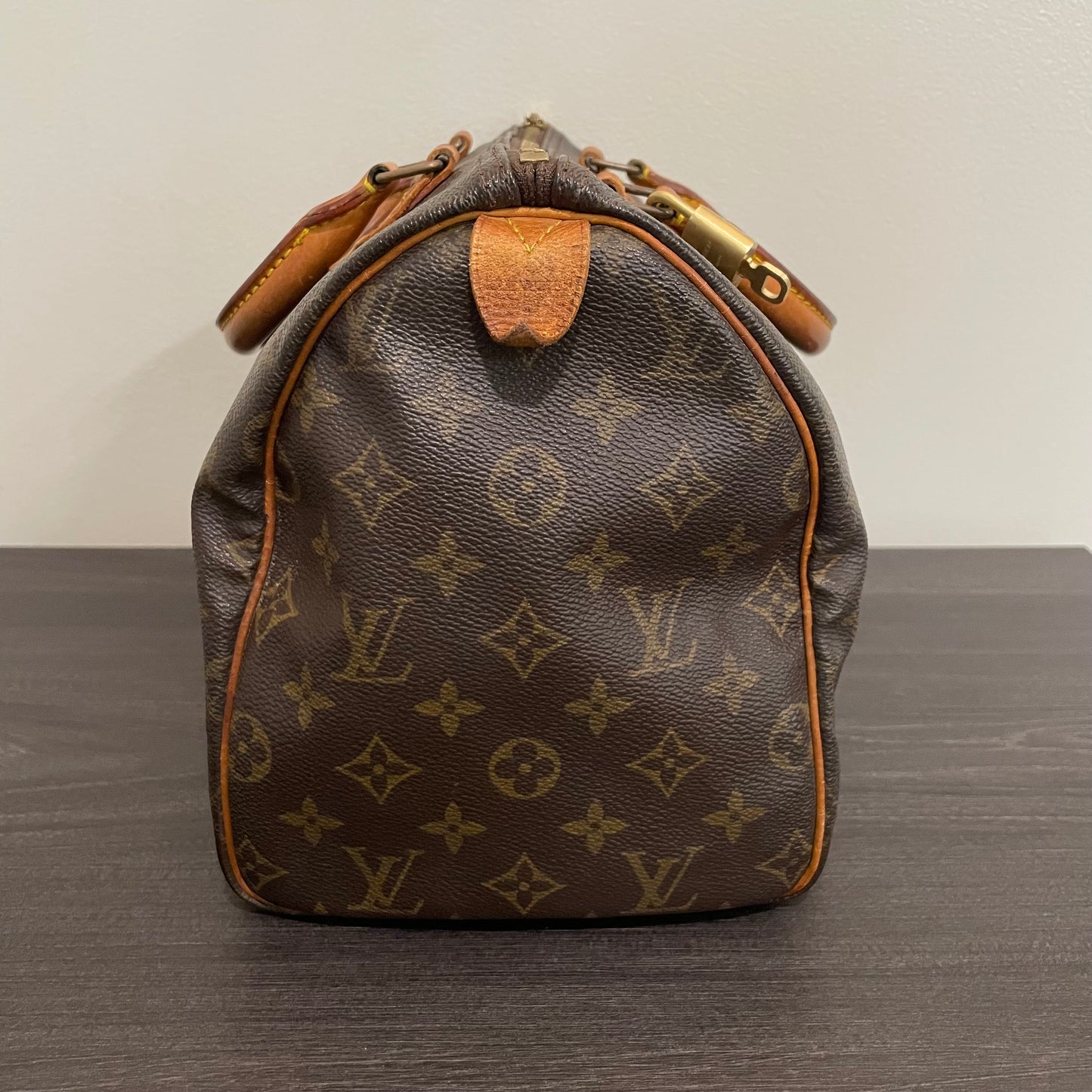 SOLD! Louis Vuitton Monogram Speedy 30 with Lock & Key