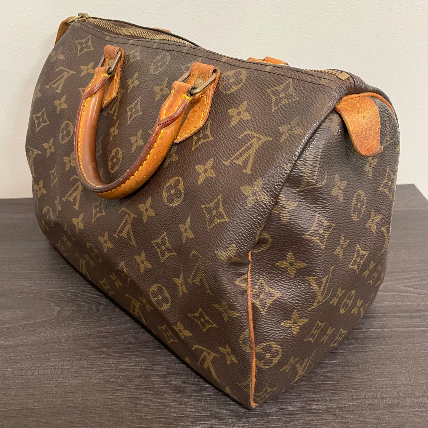 SOLD! Louis Vuitton Monogram Speedy 30 with Lock & Key