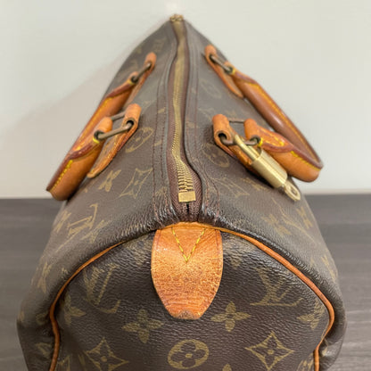 SOLD! Louis Vuitton Monogram Speedy 30 with Lock & Key