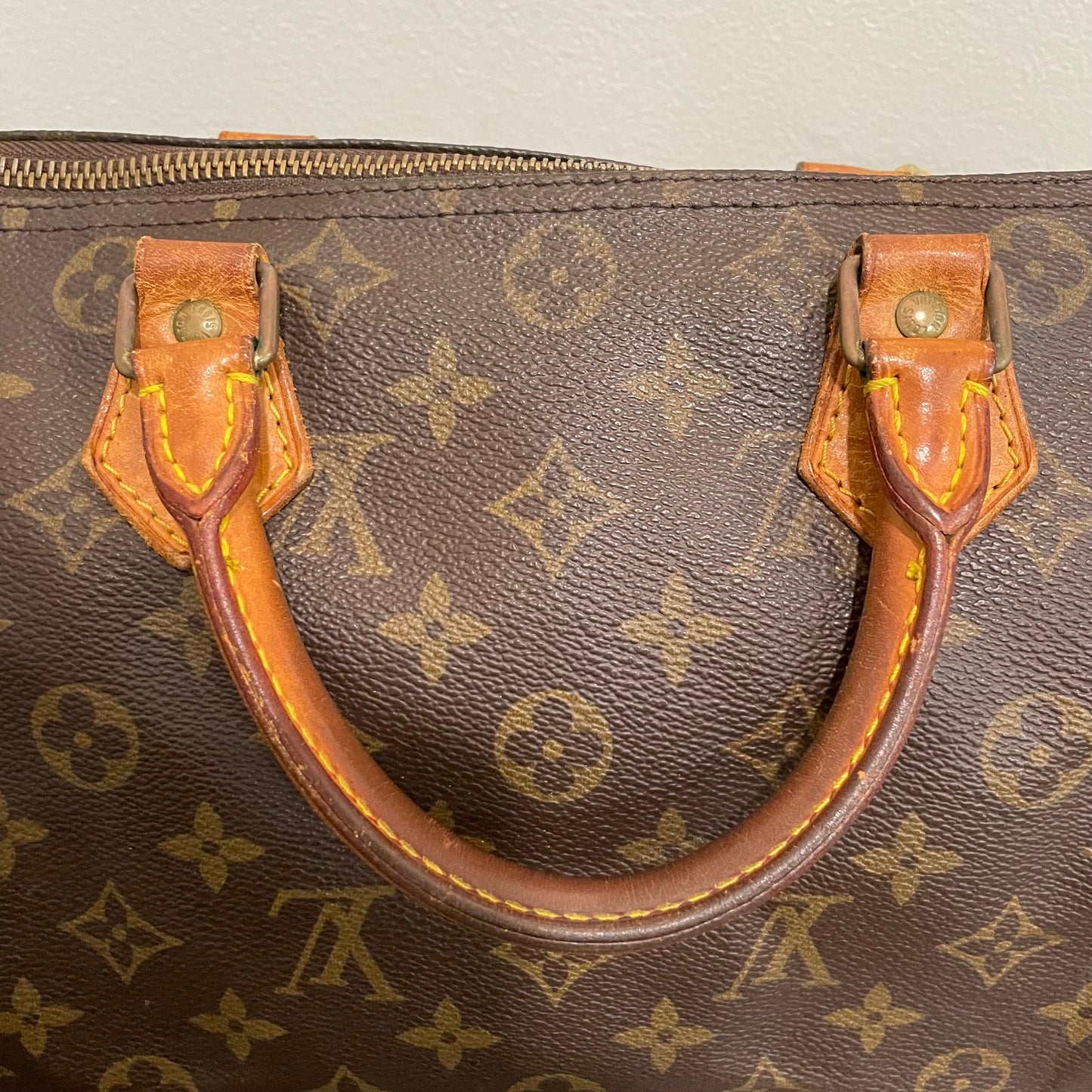 SOLD! Louis Vuitton Monogram Speedy 30 with Lock & Key