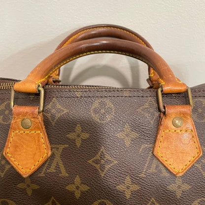 SOLD! Louis Vuitton Monogram Speedy 30 with Lock & Key