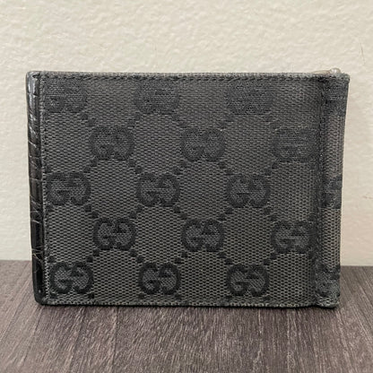 #110 GUCCI GG Men's Clip Wallet