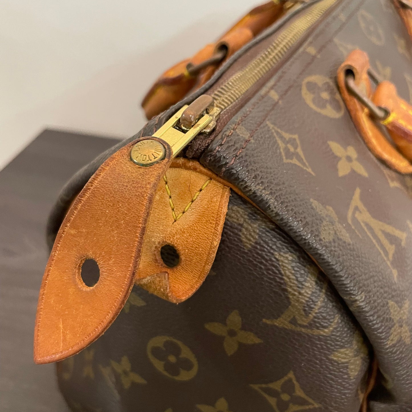 SOLD! Louis Vuitton Monogram Speedy 30 with Lock & Key