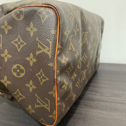 SOLD! Louis Vuitton Monogram Speedy 30 with Lock & Key