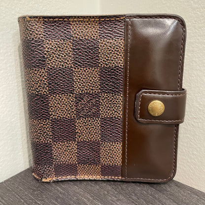 #111 LOUIS VUITTON Damier Ebene Wallet