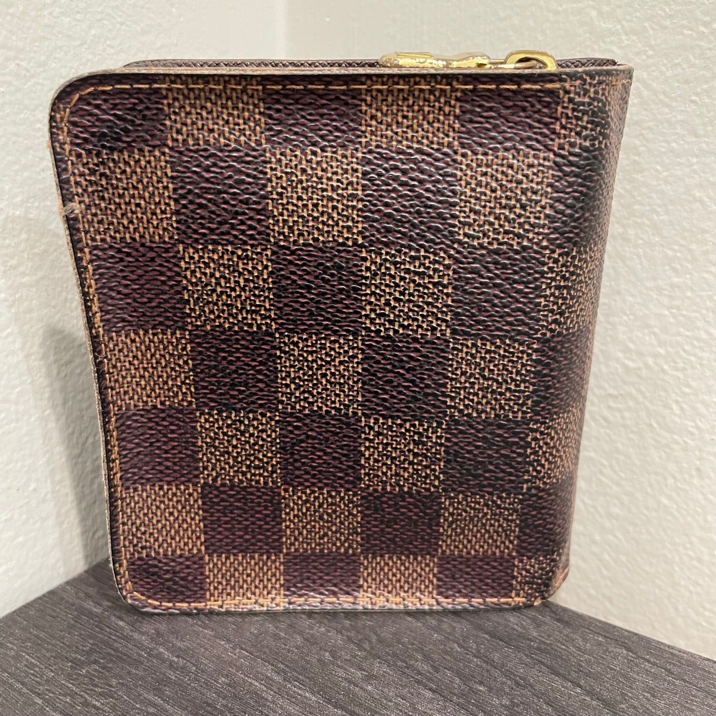 #111 LOUIS VUITTON Damier Ebene Wallet