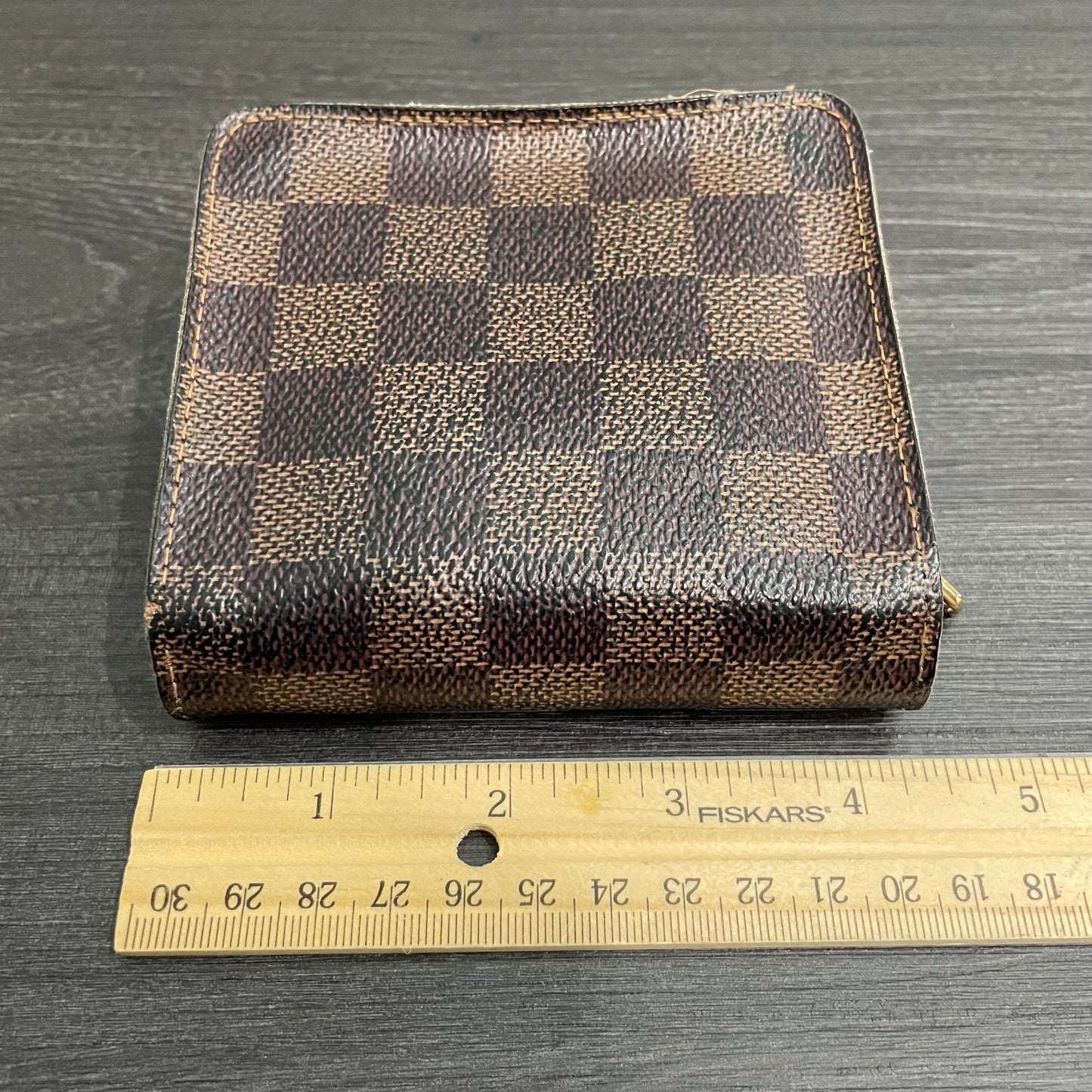 #111 LOUIS VUITTON Damier Ebene Wallet