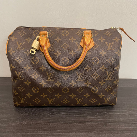 SOLD! Louis Vuitton Monogram Speedy 30 with Lock & Key