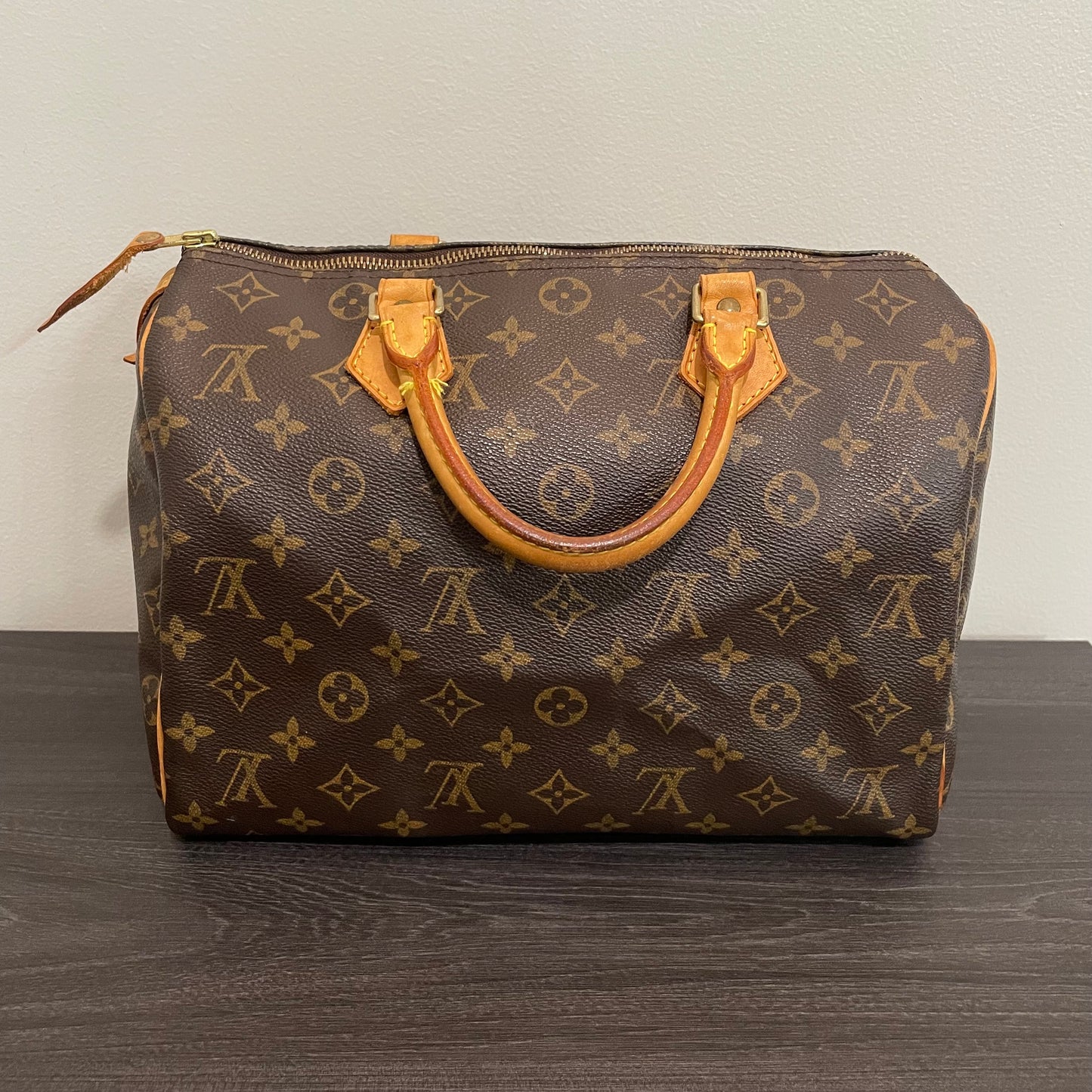 SOLD! Louis Vuitton Monogram Speedy 30 with Lock & Key