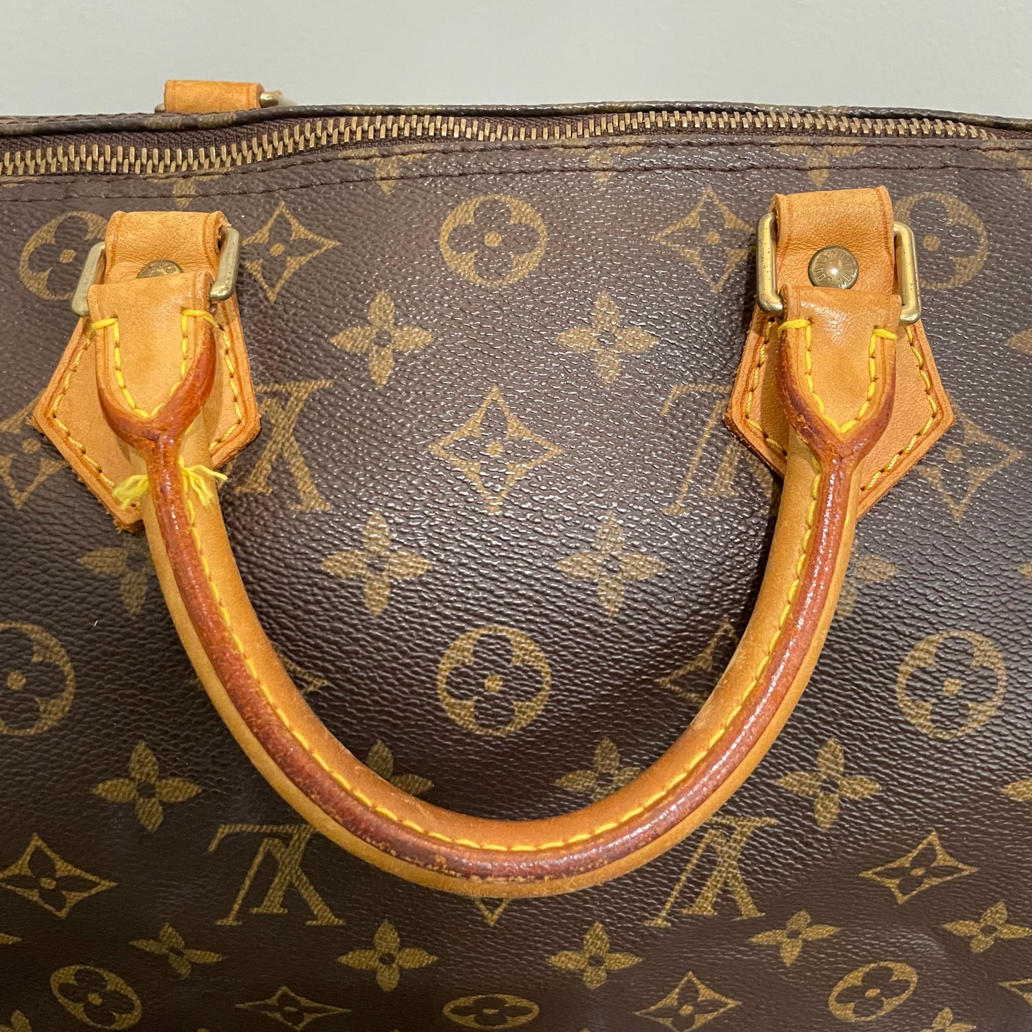 SOLD! Louis Vuitton Monogram Speedy 30 with Lock & Key