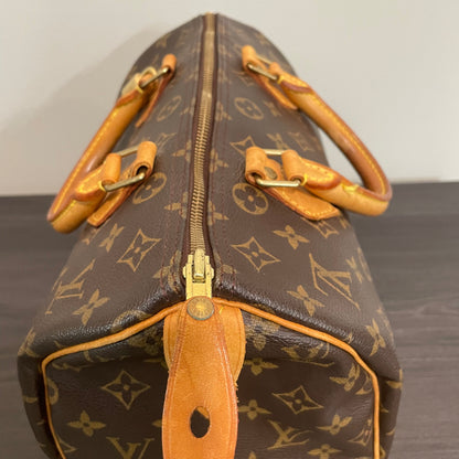 SOLD! Louis Vuitton Monogram Speedy 30 with Lock & Key