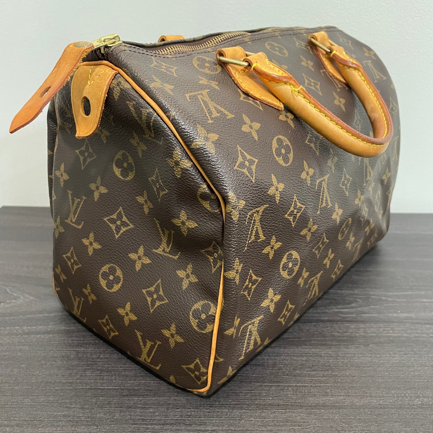 SOLD! Louis Vuitton Monogram Speedy 30 with Lock & Key