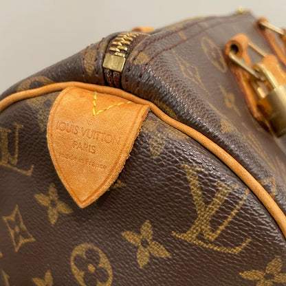 SOLD! Louis Vuitton Monogram Speedy 30 with Lock & Key