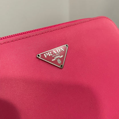 #129 PRADA Pink Nylon Zippy Wallet