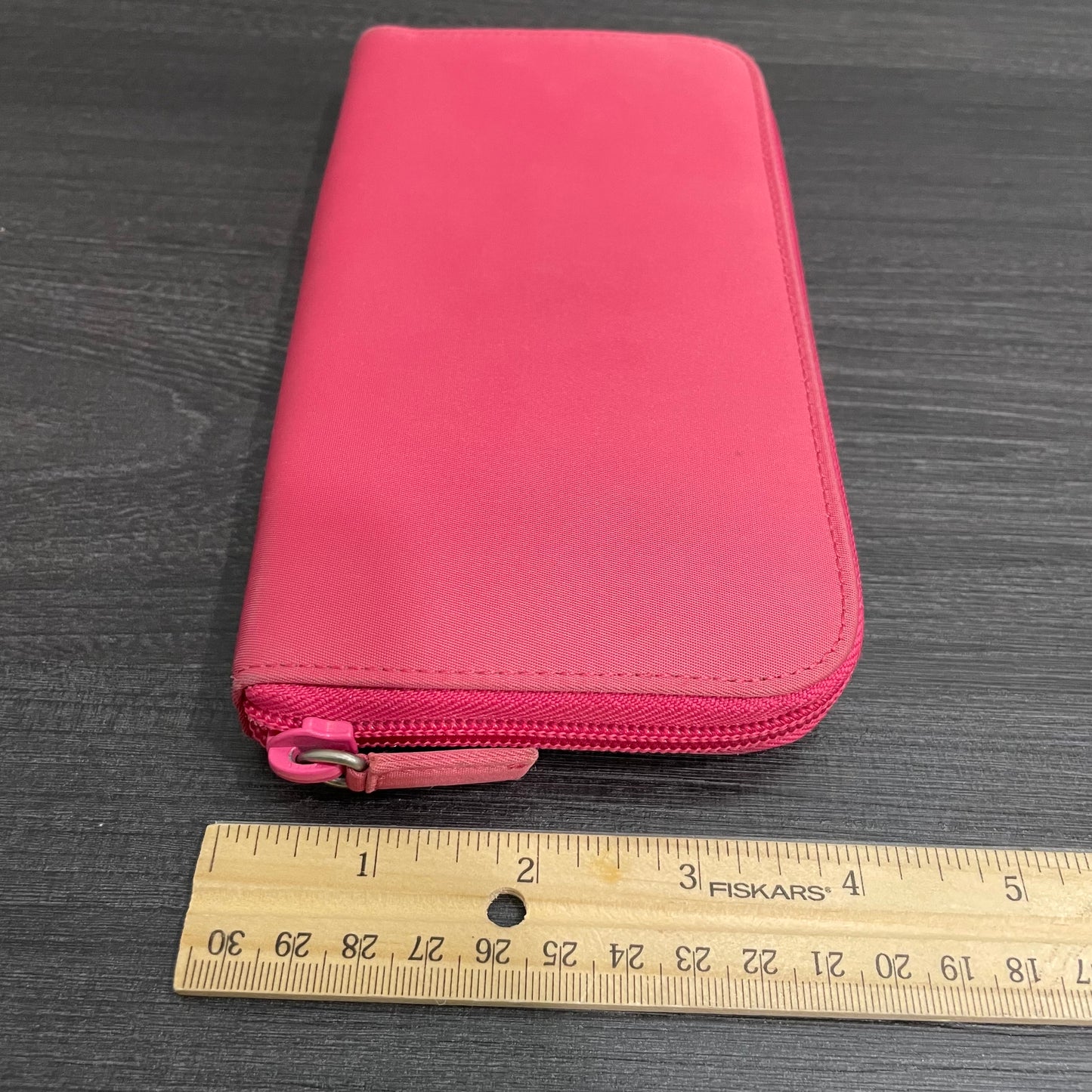 #129 PRADA Pink Nylon Zippy Wallet