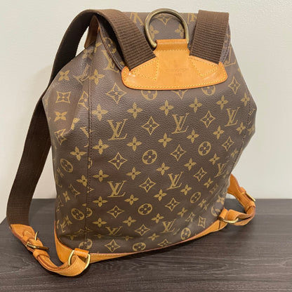 SOLD! Louis Vuitton Monogram Montsouris GM Backpack