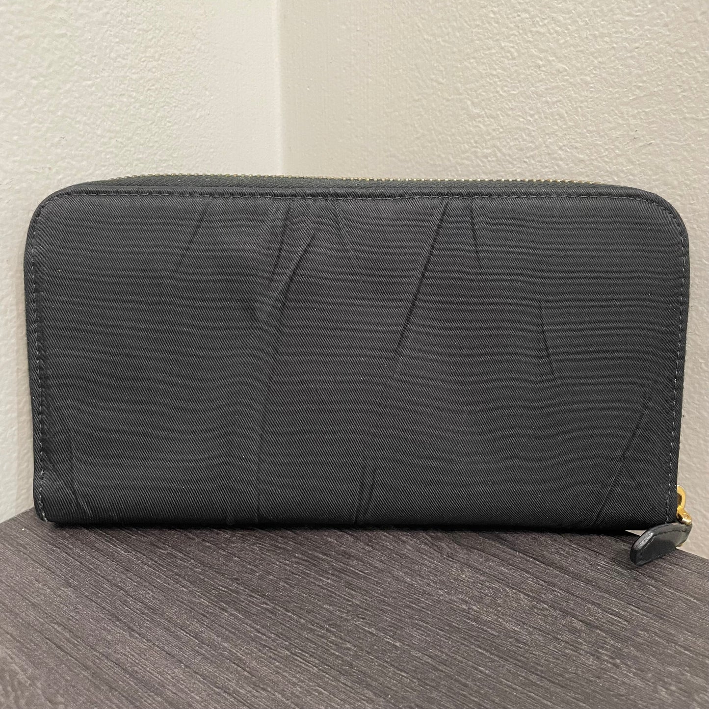 #134 PRADA Black Nylon Zippy Wallet