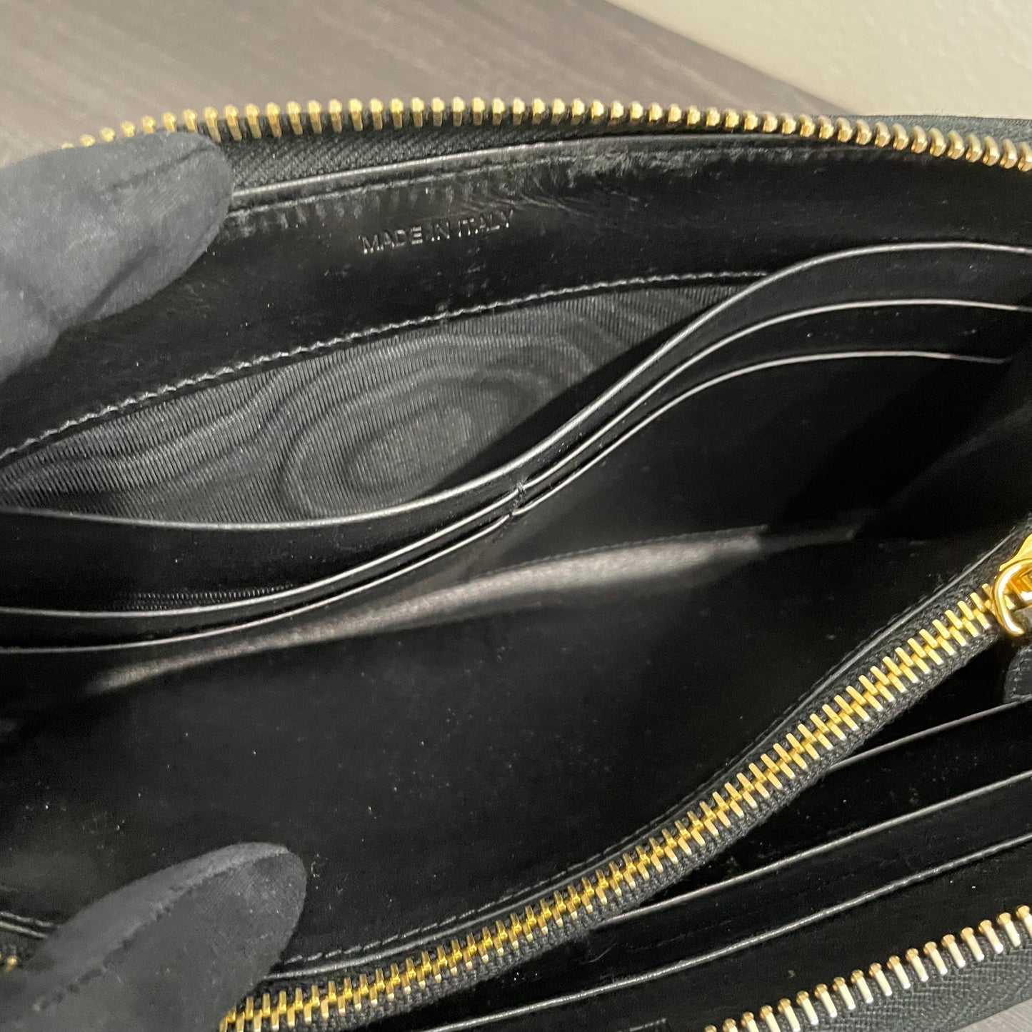 #134 PRADA Black Nylon Zippy Wallet