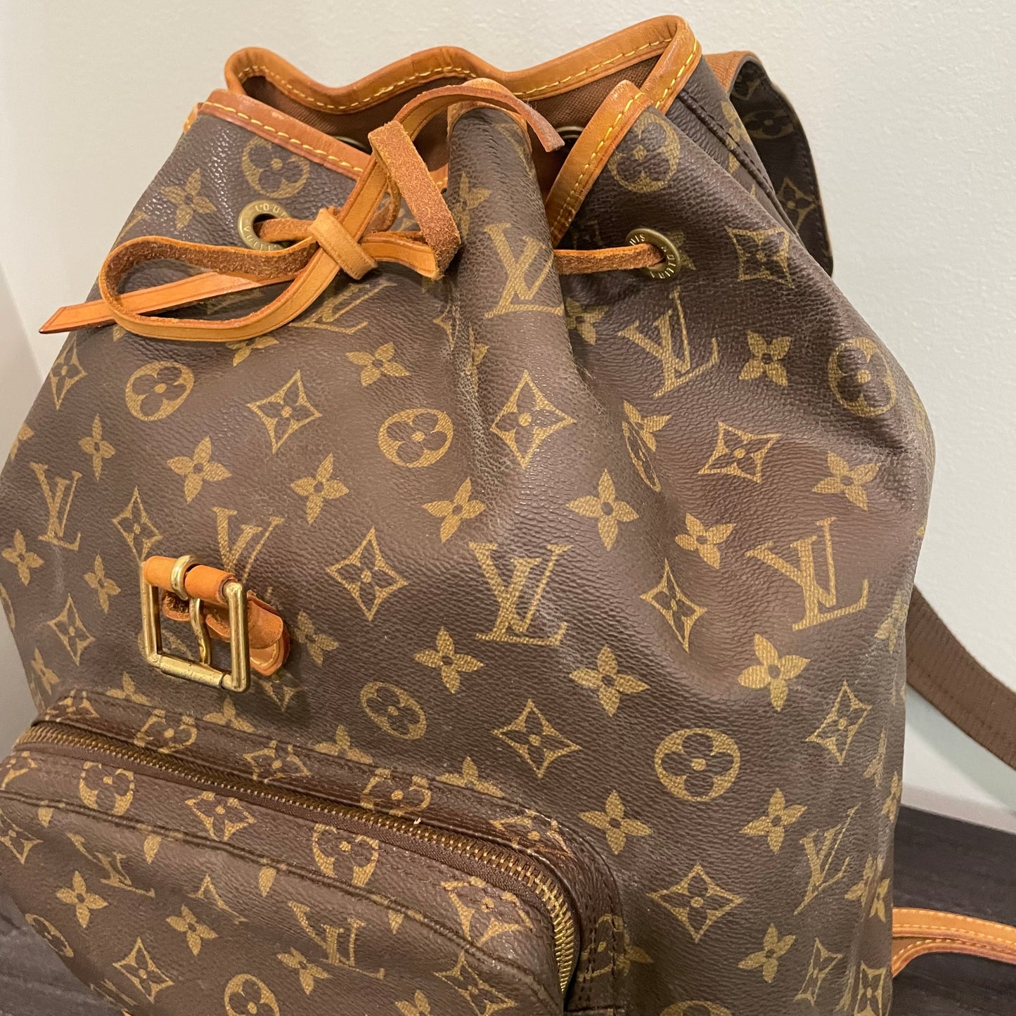 SOLD! Louis Vuitton Monogram Montsouris GM Backpack